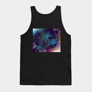 Abstract vivid alcohol ink Tank Top